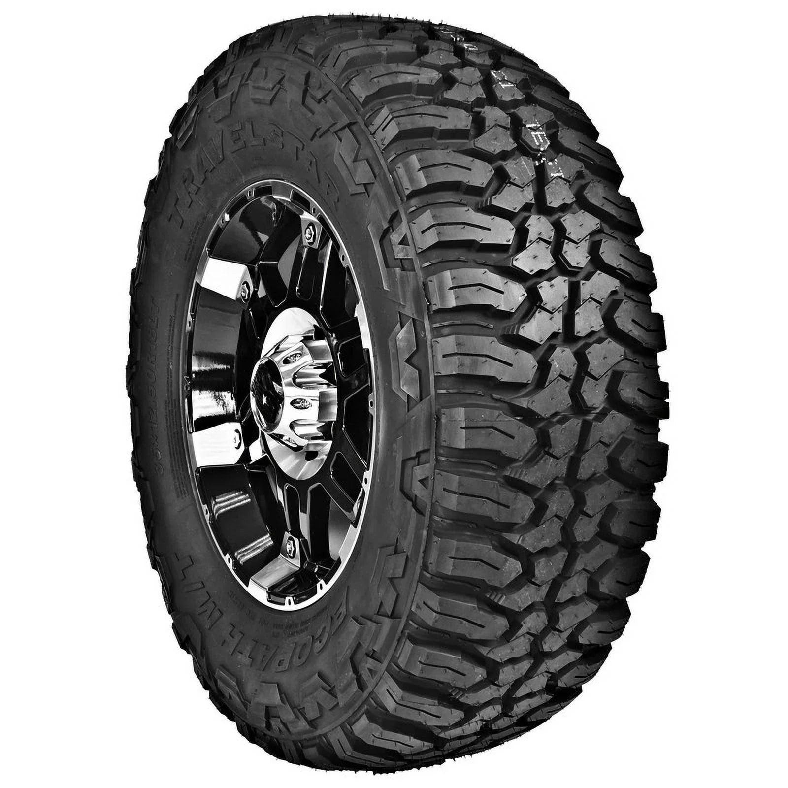 Tire 33X12.50R24 Load 104Q Only) Ply Terrain M/T E 10 (Tire Mud Light Truck Travelstar Range 33/12.50/24