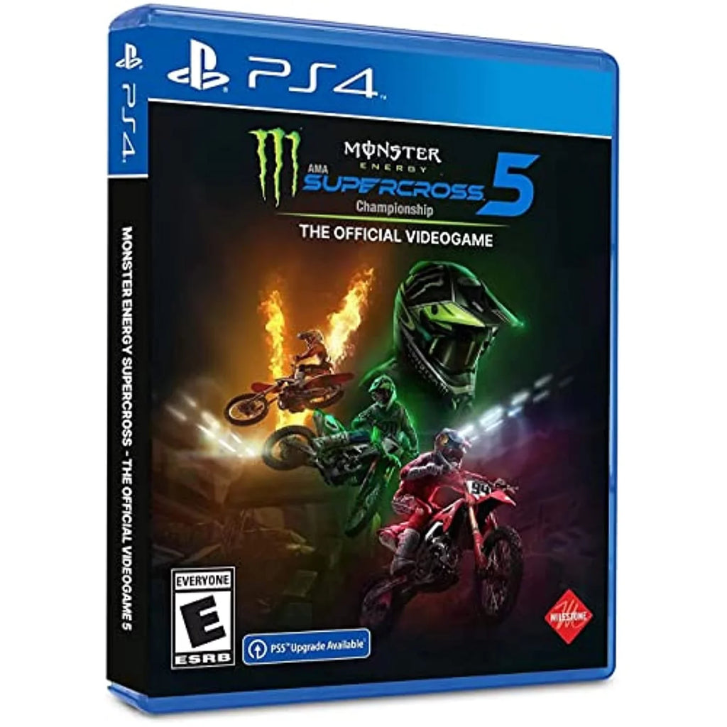 '- 4 Supercross Monster Energy 5 Playstation