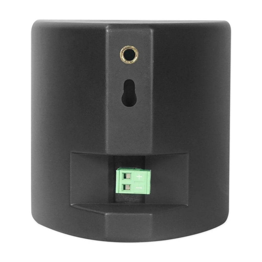 by Rockville Black Brackets Wall of Pair 3.5" Cube Speakers+Swivel Home Theater