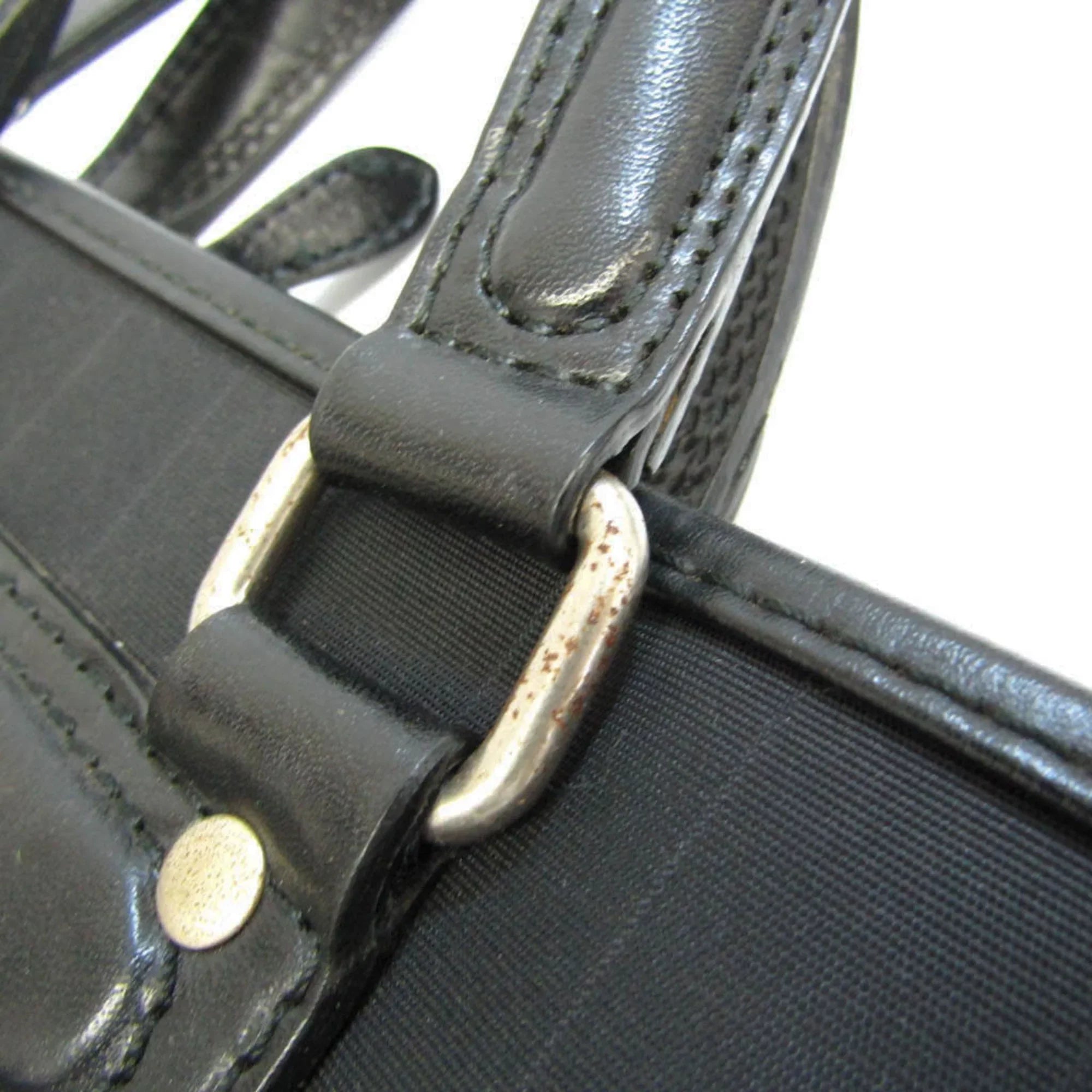 Bag Pre-Owned Men's Black Paul Document Nylon Smith Case,Shoulder (Good)