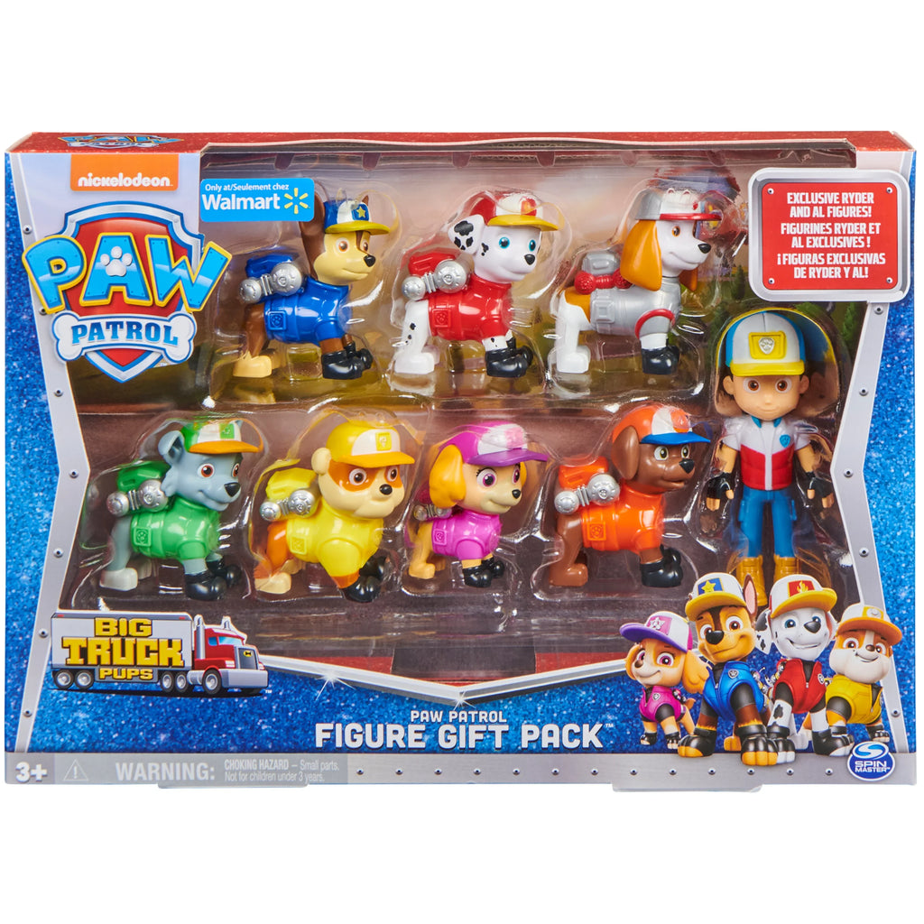 Pups Figure Truck Gift Pack 8 Piece Big Patrol,