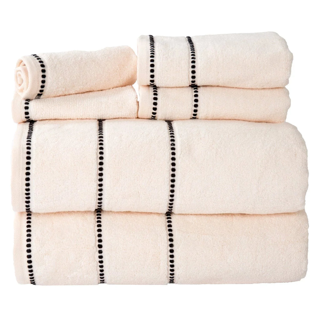 Set, Black Bone Quick Piece Trademark Dry Set- 6 & Zero Towel - Twist Luxury Cotton Global Soft &