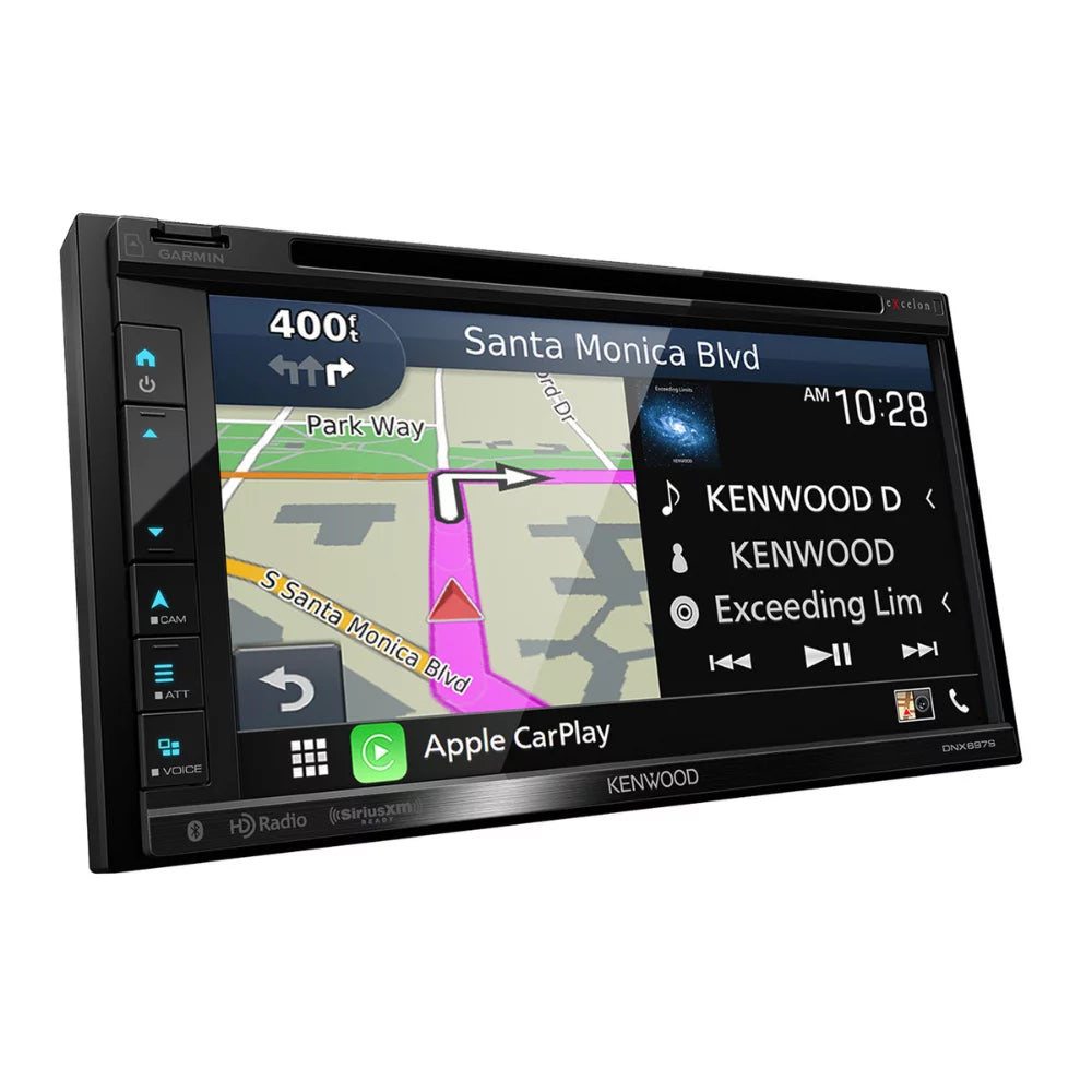 DVD Full HD Navigation New Camera Dashboard DNX697S Receiver Kenwood & 6.8" DRV-N520