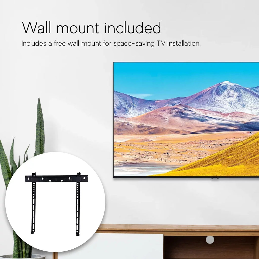 with LED Assistant (Refurbished) - Alexa, with Works Free HDR Siri, + Smart 4K UHD Class Compatible Restored Google and Netflix, TV 43" Wall VIZIO Disney+, Mount, V435-J01