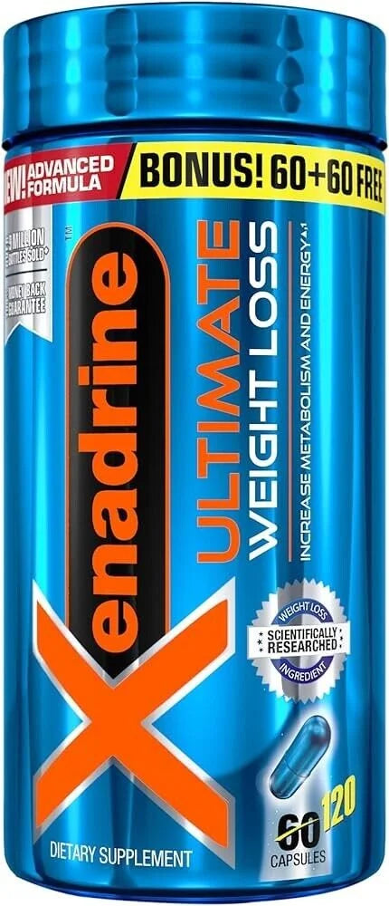 Capsules Supplement Dietary Loss 120 Ultimate Xenadrine Weight