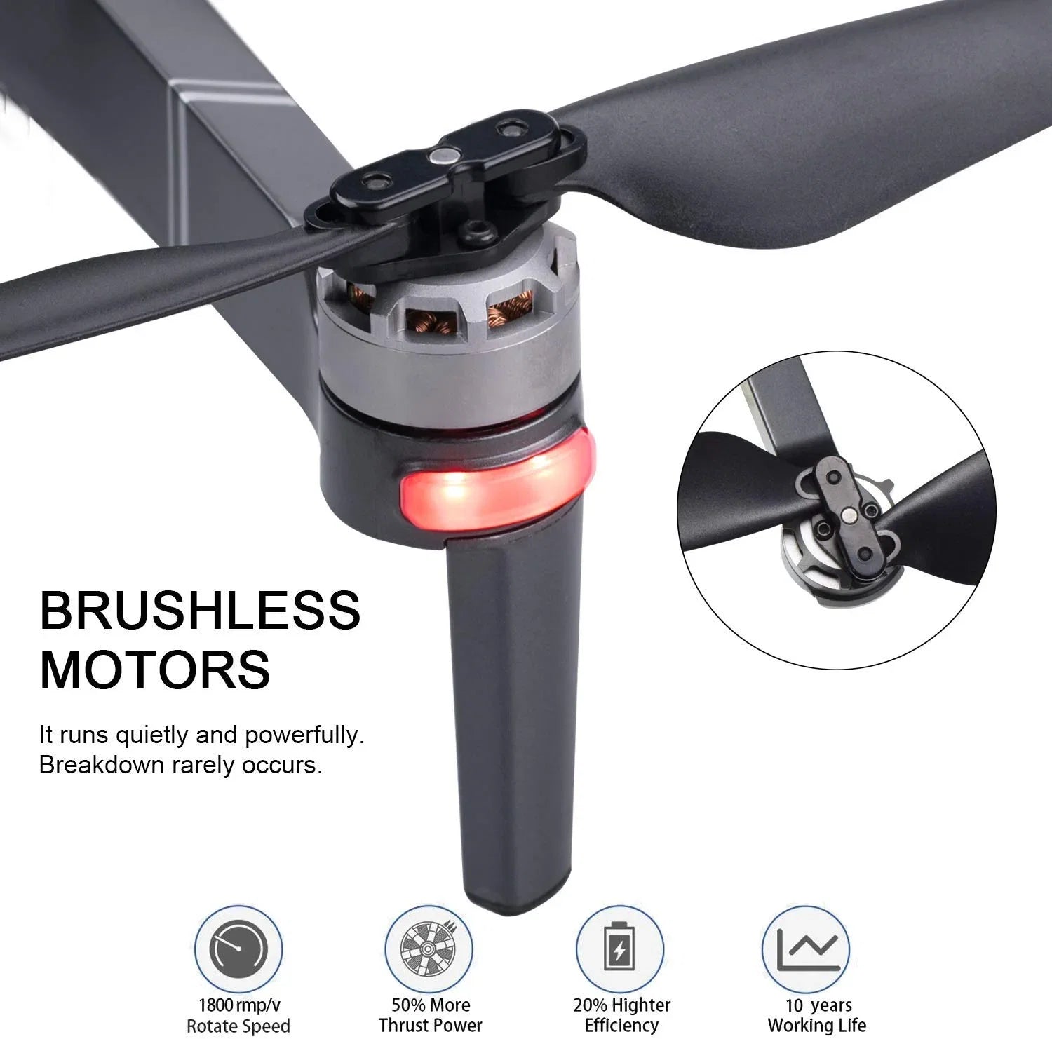 Camera , Brushless Fits Foldable Flight Minutes with Time, Waypoint Adults, 30 Carrying Pro 4K with Case with Motors, for Follow Camera Quadcopter Drone F24 Contixo Me,