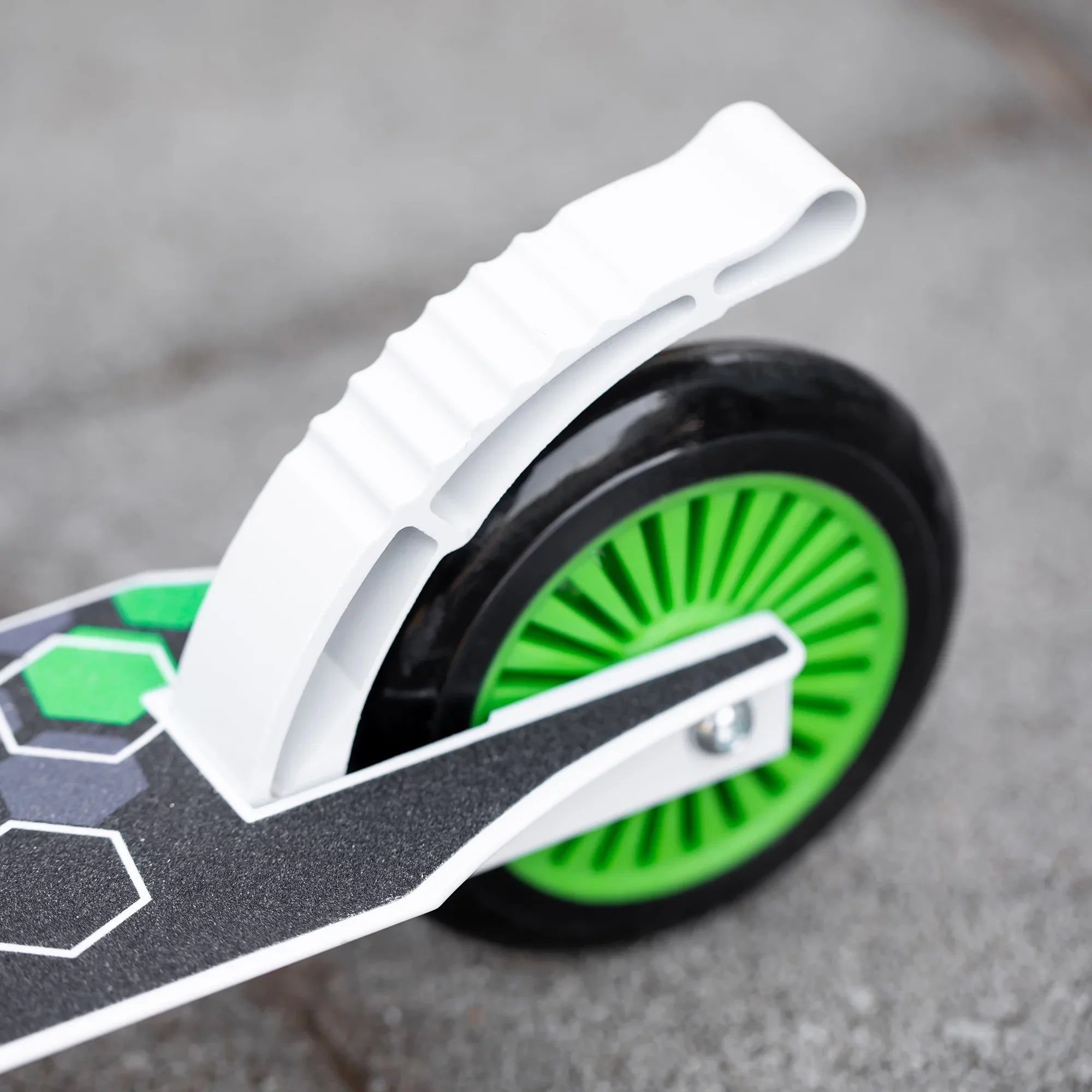 One-click Push Aosom Scooter Folding Handlebar, Kick w/ Kickstand, System, Girls, and & Adjustable with for Kids Boys Rider Dual Brake Durable Bearings, White Wheels Sturdy