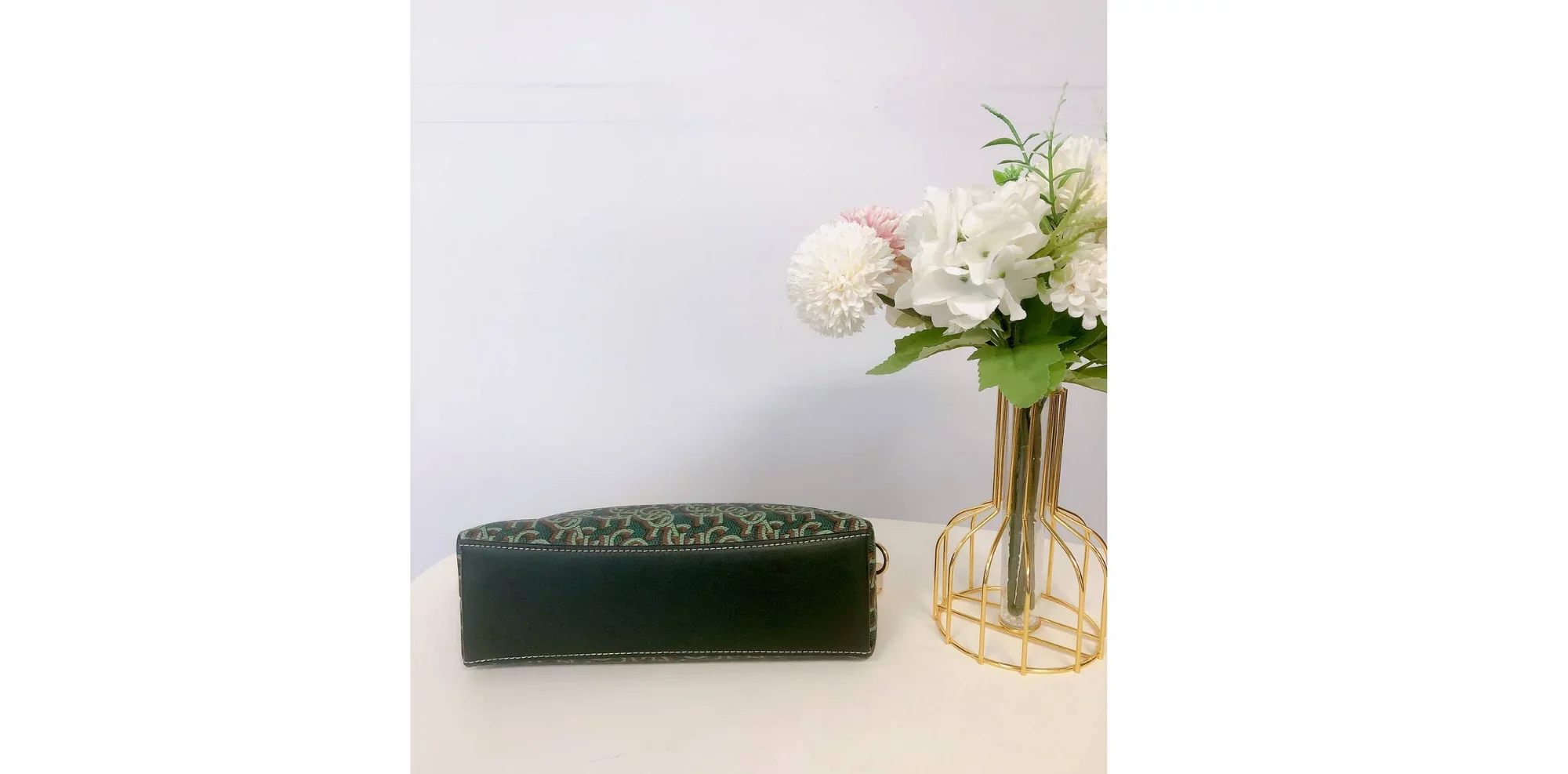 Madi Coach CF343 Green With Coach Crossbody Print Monogram