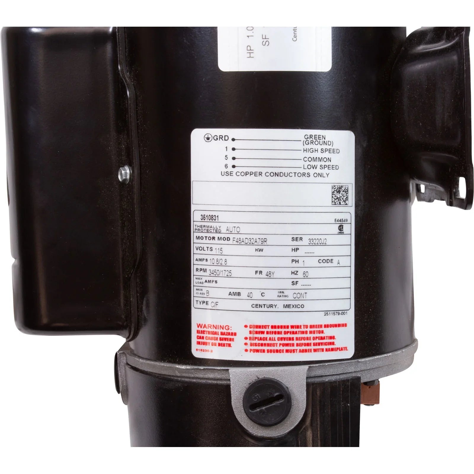 2" 2-Speed, 1.0hp XP2, Flo 48 Pump, Century, Aqua Frame, 115v,