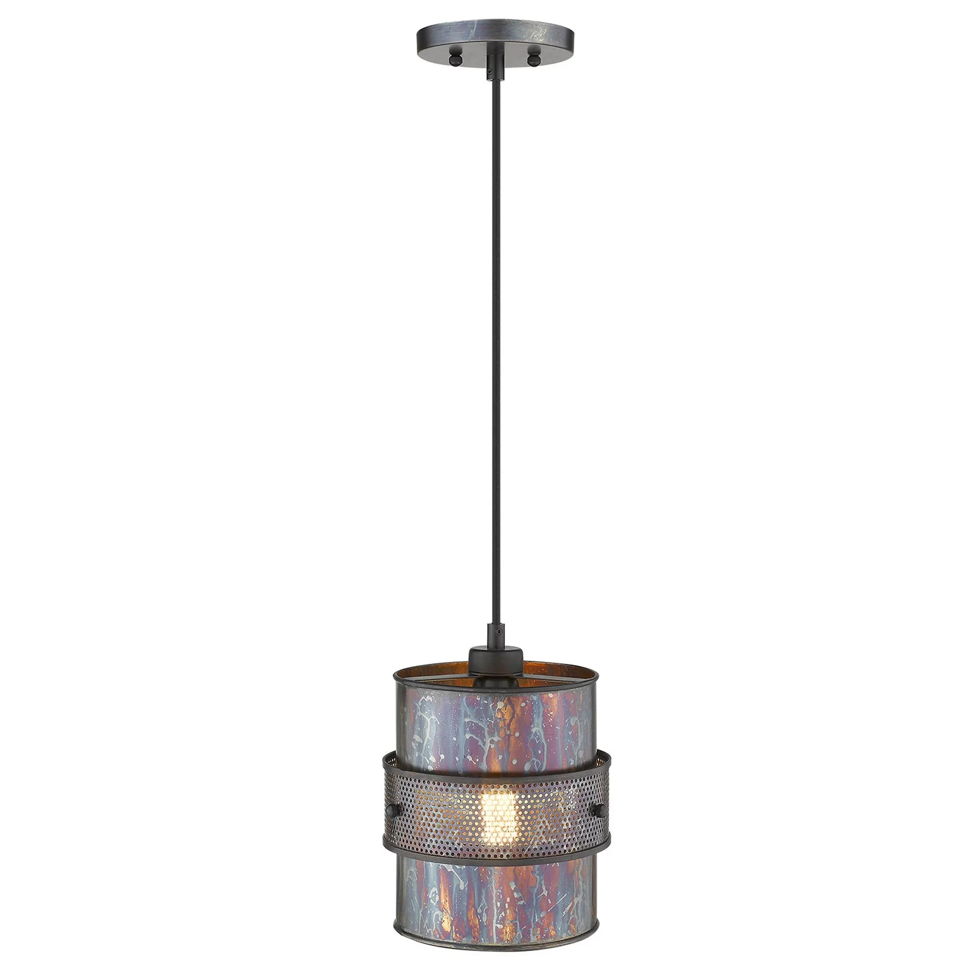 x Bronze x Ryker in. Patina HomeRoots Pendant 398260 8 1-Light 10.75 8