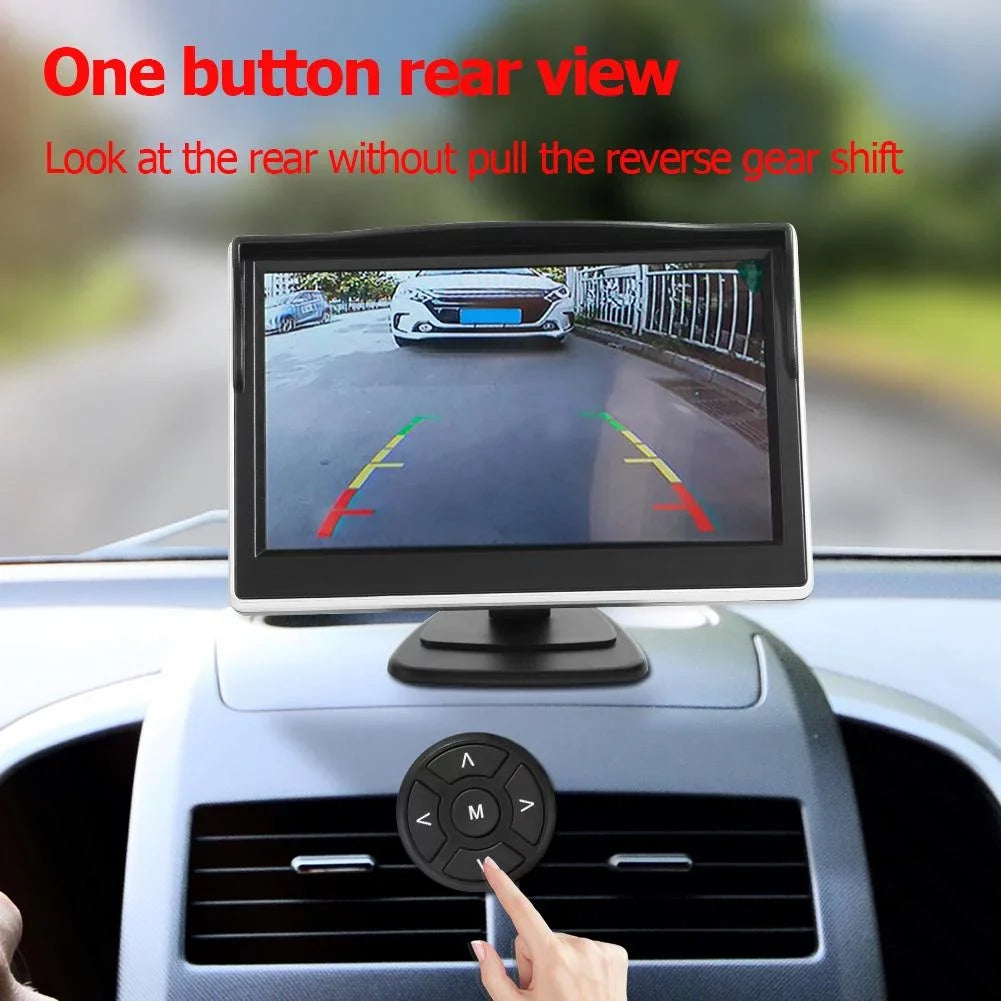 5in Recording System DVR Monitor Camera Cam Degree Car 4 with Bird Jocestyle View 360