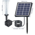 9.84ft Pond/pool/fish Pump Solar And Moisture Pipe Solar Solar PumpHuiop Arealer Stakes Moisture Nozzles Powered Pond Moisture 9.84ft Pond And Nozzles Fountain,Stakes Powered 160l/hRate 8 Powered