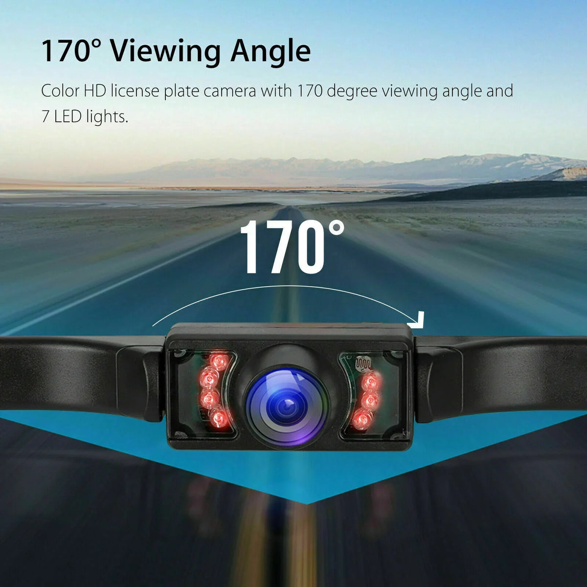 Backup TFT SUV MPV Vision for RV Reverse Car Camera Night IP67 5" Camera Wireless 170° LCD Waterproof View System Rear Monitor