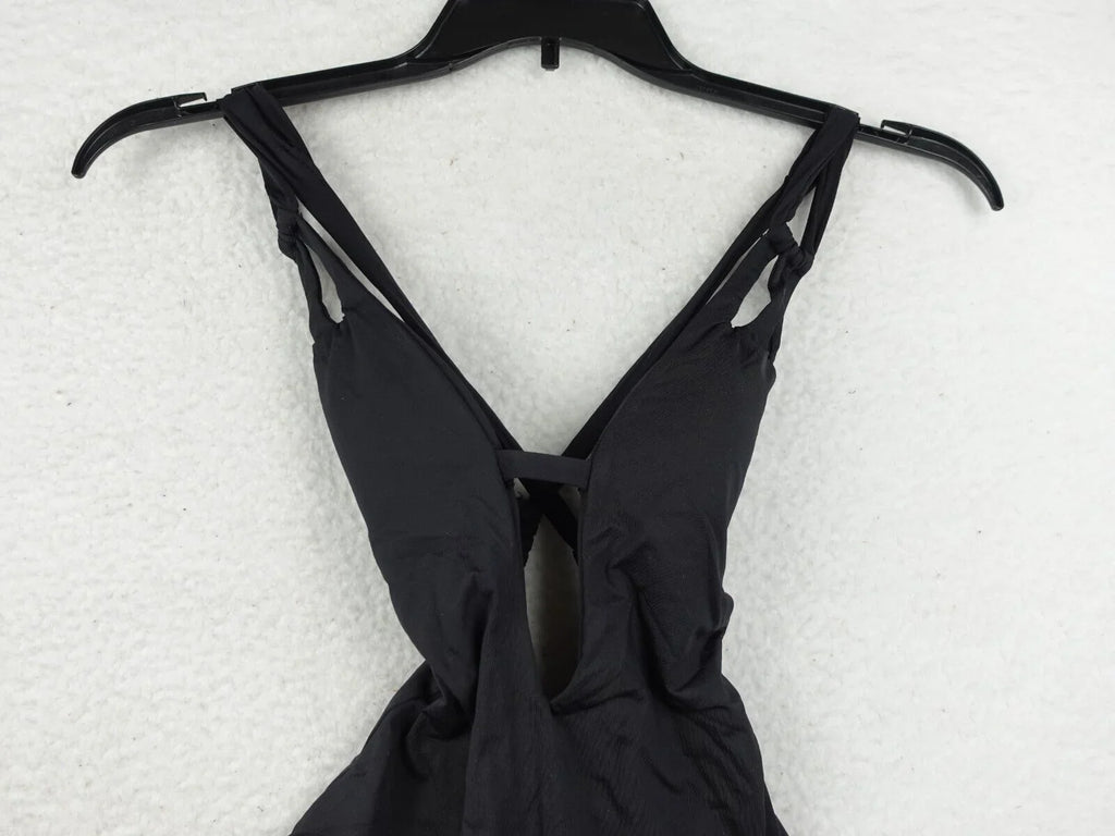 One-Piece Virtue BECCA Code Swimsuit Color XS Rebecca Plunge Black Skylar - -