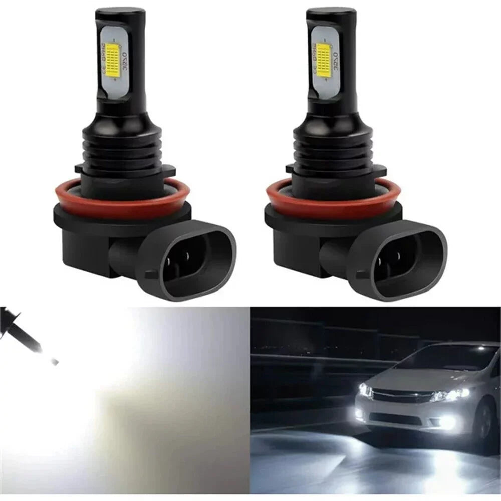 6pcs Light + 6000K 2013-2015, Bulbs Beam Low For Bulbs Mazda High H11 9005 -9 H11 Hedlight Fog