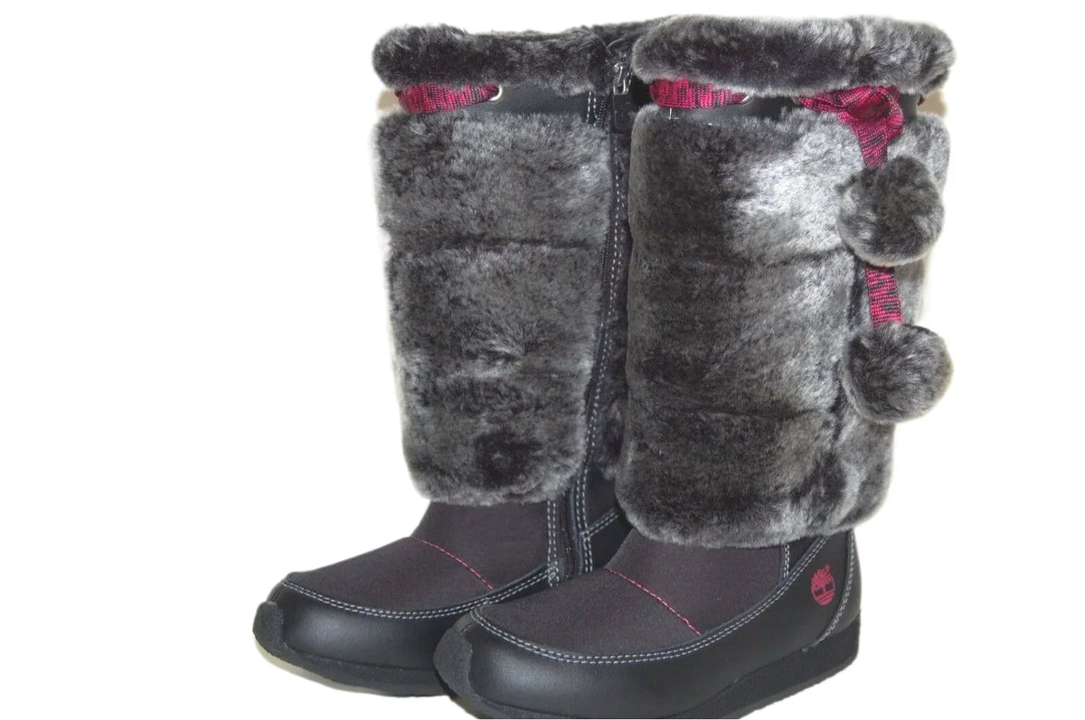 Tall Boot Medium Youth Timberland dimension US Winterberry 59794 Preschool 2.5 Fur Black