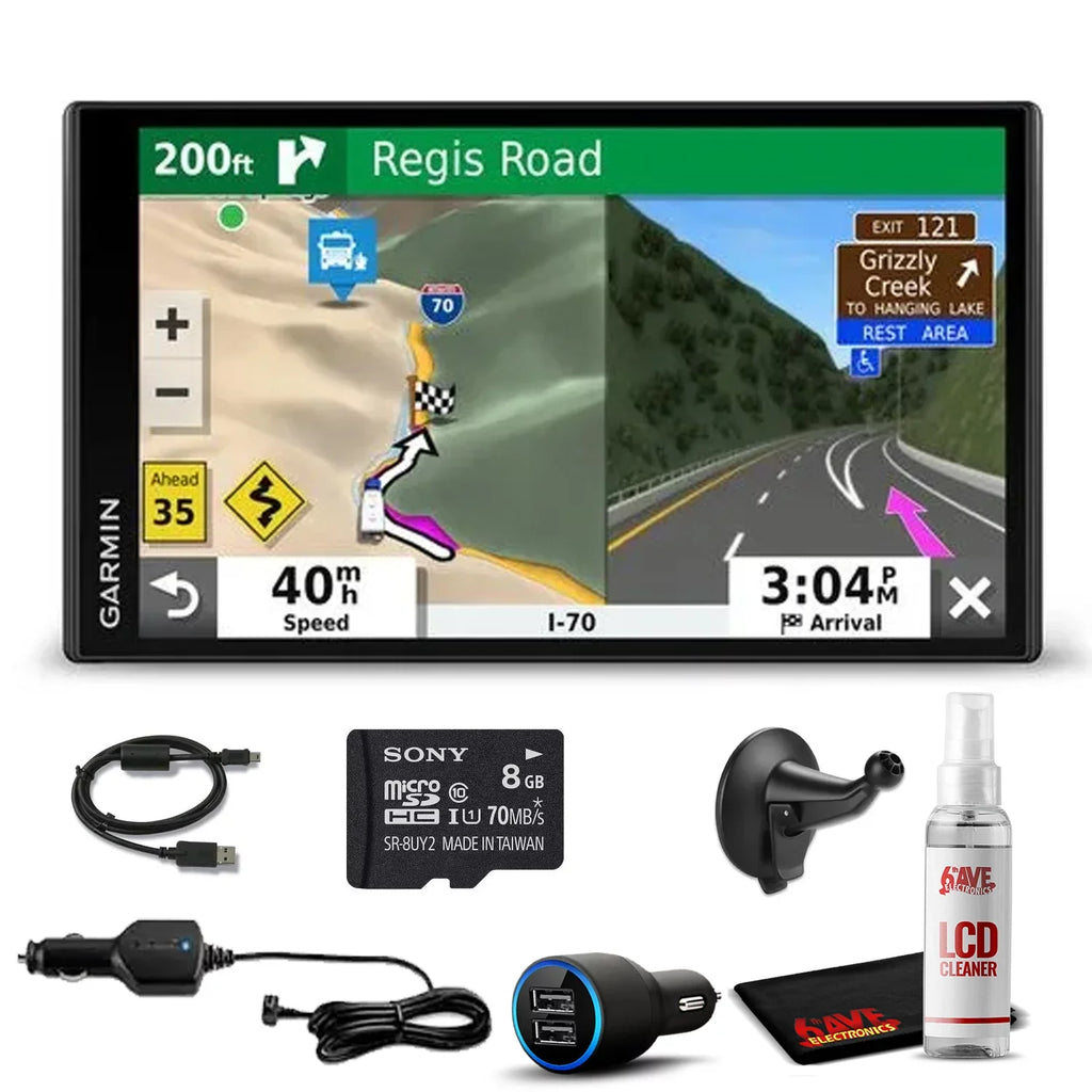 Garmin MicroSD Card, Navigator Cleaning 780 & Kit Traffic with Travel Bundle 8GB 6Ave