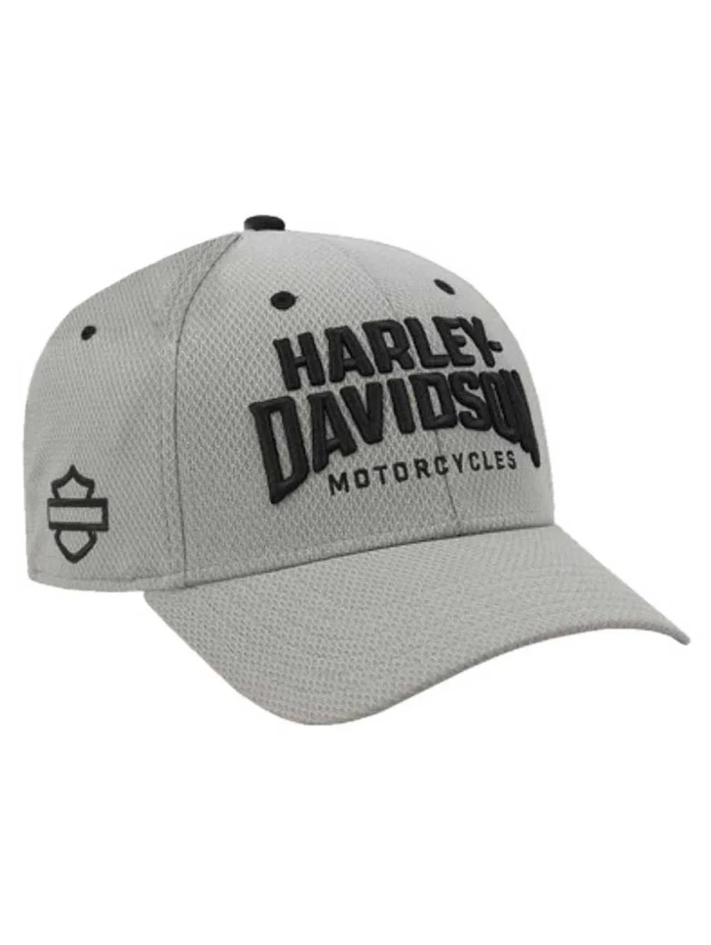 Harley-Davidson Baseball Harley Men's Adjustable Embroidered Curved Bill Davidson Cap, Athletic