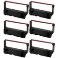 Compatible P.O.S. Black/Red (6/PK) Ribbons PrinterDash Printer Replacement Star-Micronics MP-200 for (C1281BR) Series/MP-235/MP-242/MP-292/MP-512/SP-200 Series/SP-212/SP-242/SP-500/SP-2000