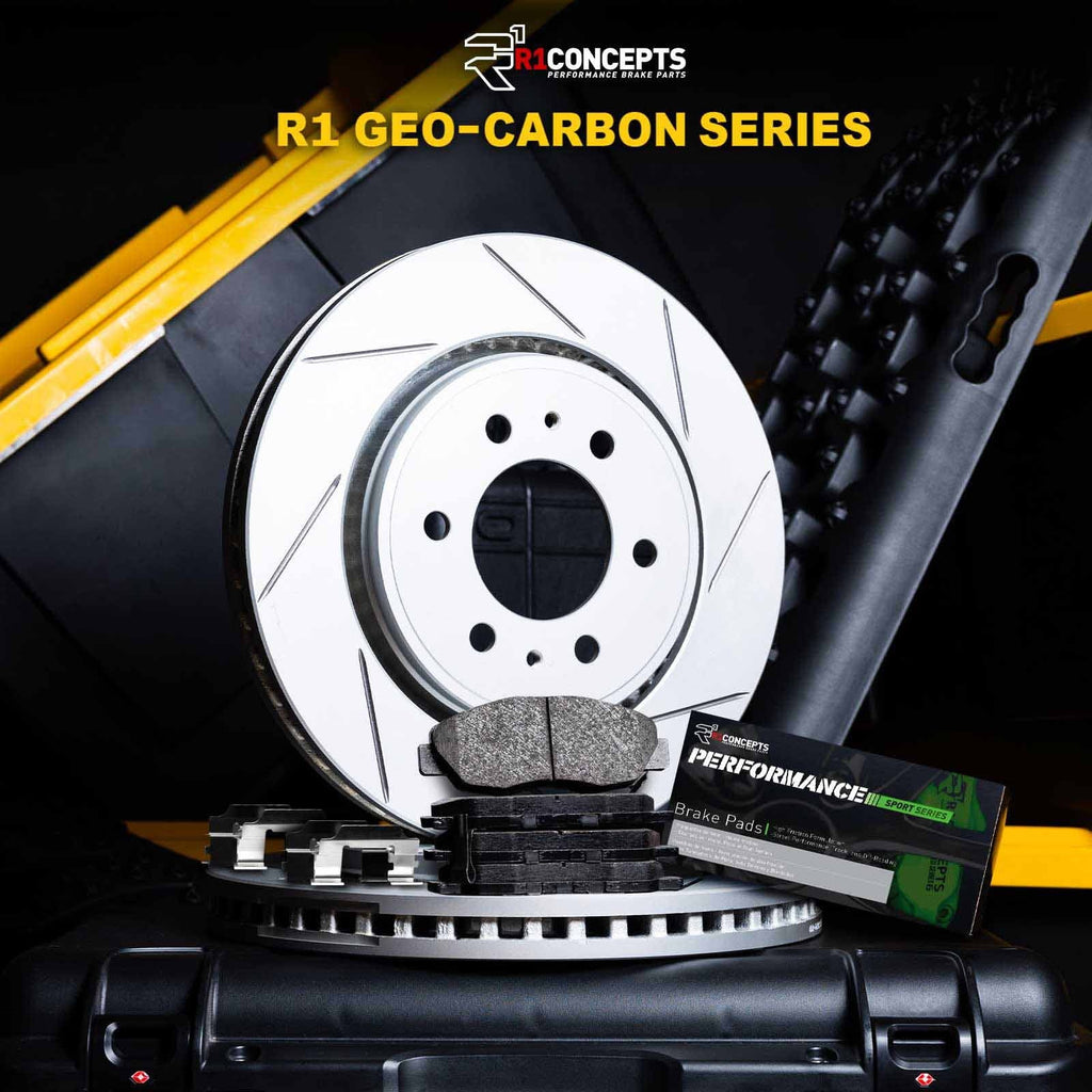 Front Kit|fits |Front Hardware Brake Rotors| 2007-2015 Brake Sport Q60 R1 and Kit G37, Pads G35, Rotors Brakes Pads| and Rotors Performance and Brake Concepts Pads|