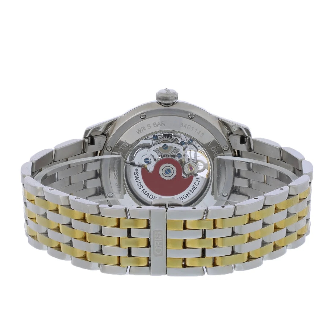 Pre-Owned Artelier Oris Watch 01.734.7670.4351 Two-Tone Stainless Mens Automatic