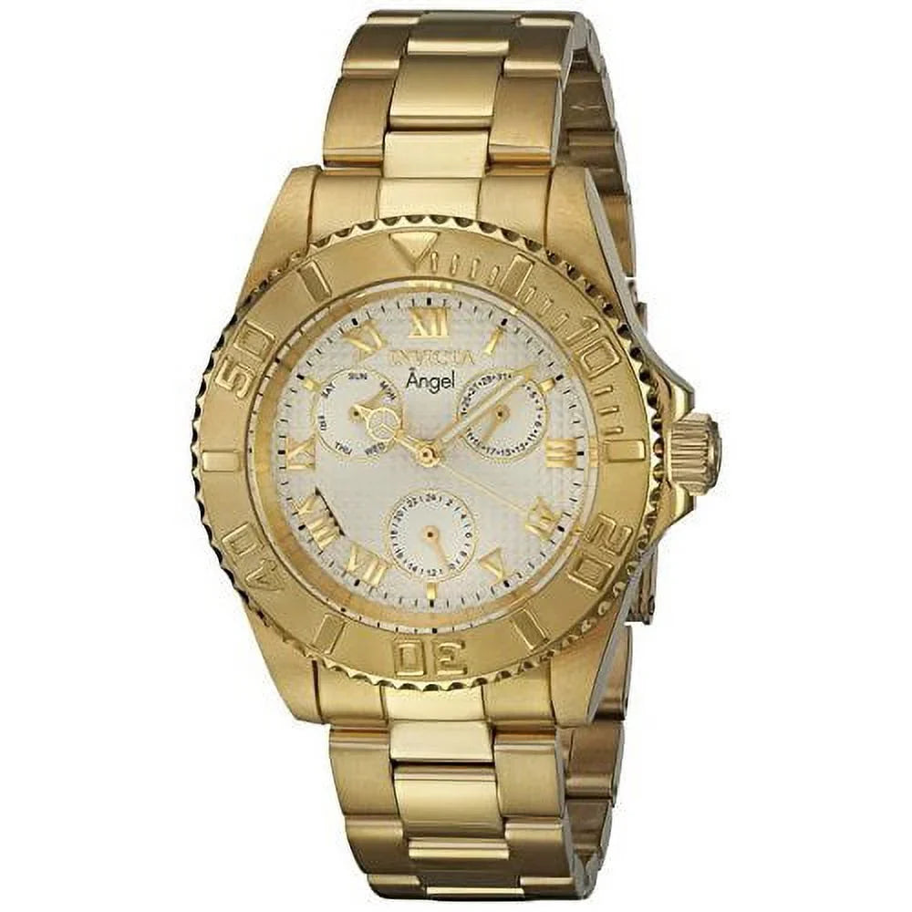 Stainless-Steel Angel 17524 Watch Women's Quartz Gold Invicta