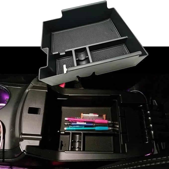 2017 2013 Box Secondary Storage 2016 Console Accessories 2015 Explorer fit for Interior EVTIME 2019 2014 Storage 2018 Center Organizer Tray Armrest 2012
