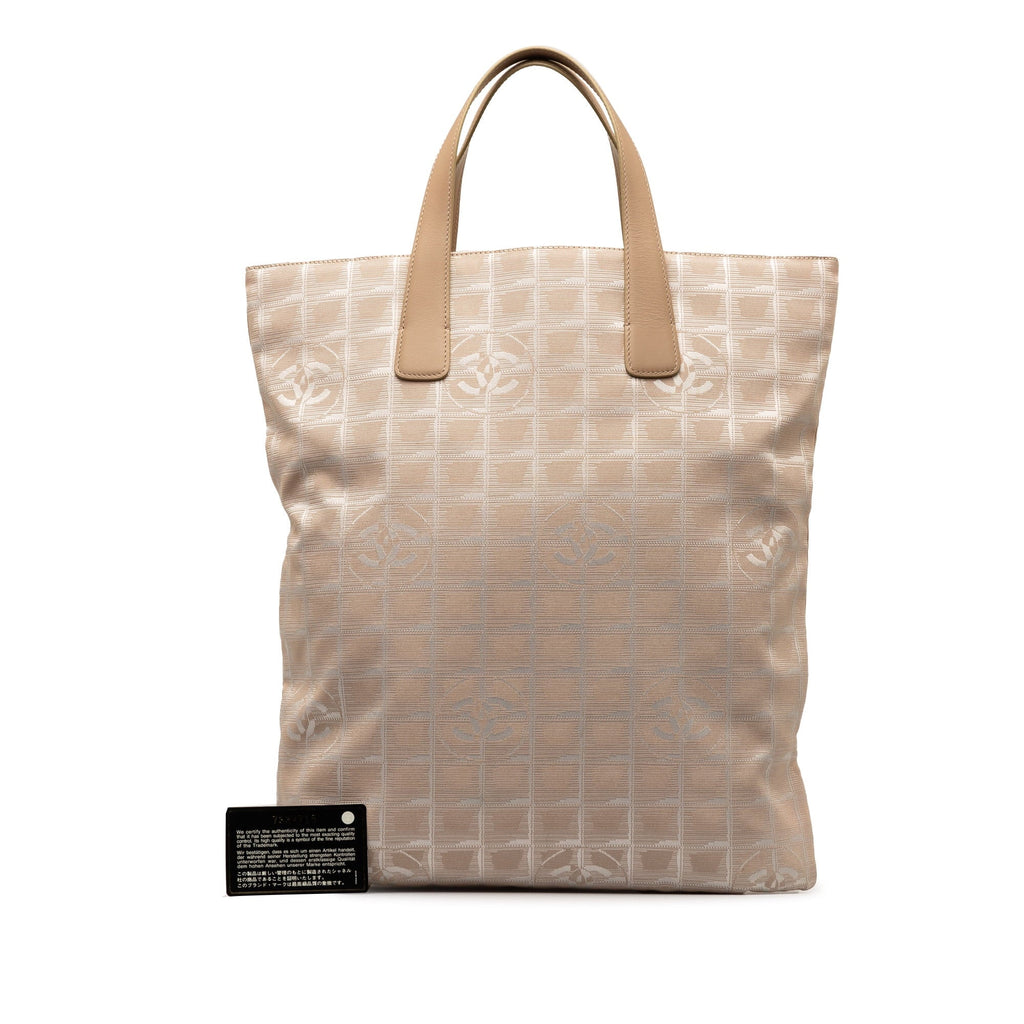 Pre-Owned Brown Authenticated New (Good) Fabric Tote Tote Line Nylon Travel Unisex Bag