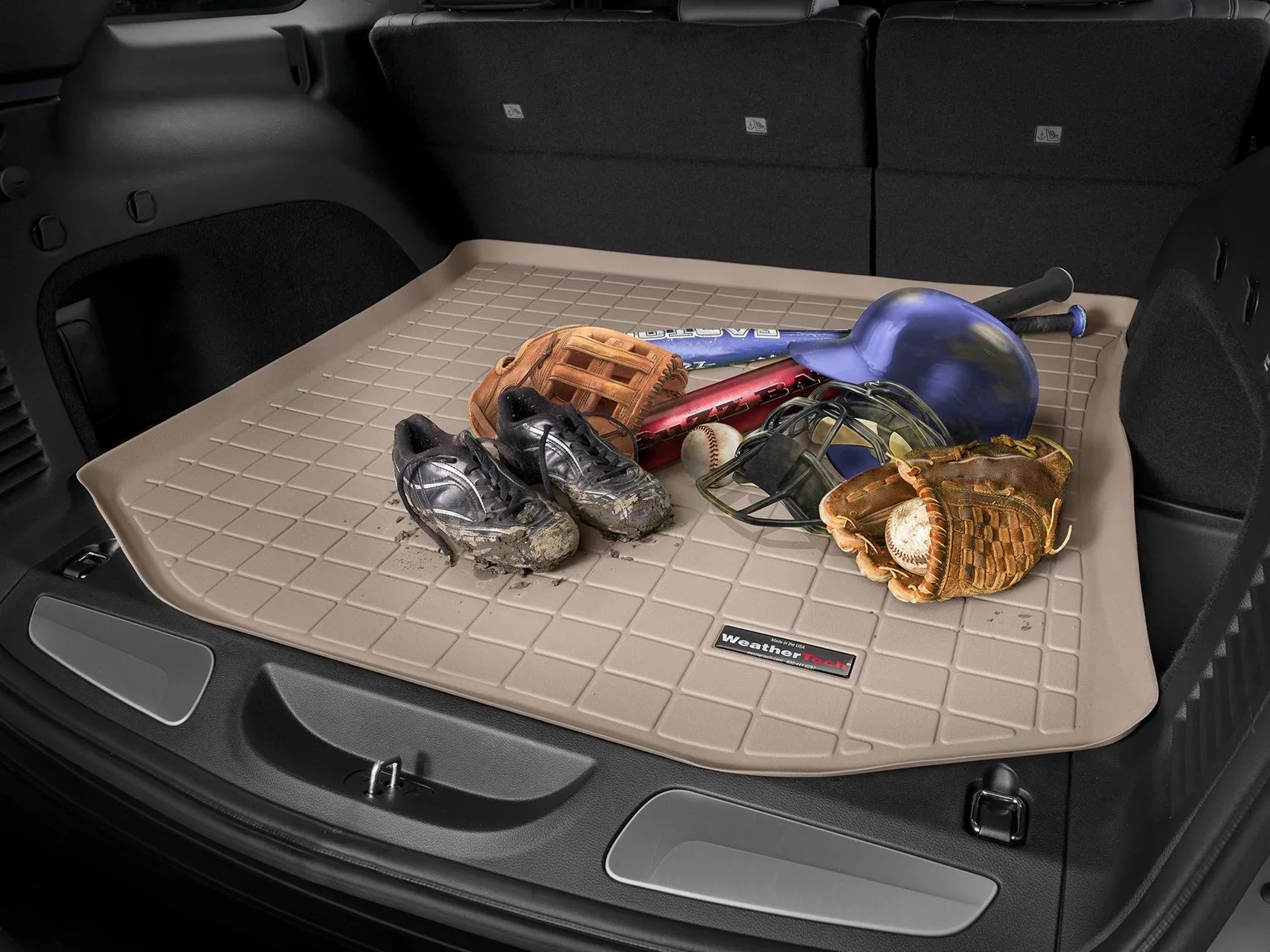 compatible Behind Escape ClimaticTech Cargo with Liner Trunk Seating, Tribute, Row - 2nd Tan