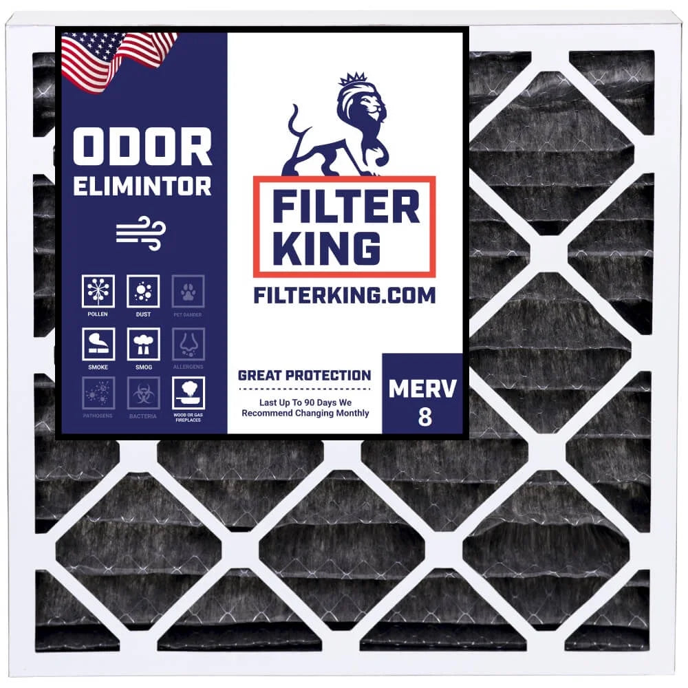 x | 8 .75" MERV A/C MADE HVAC IN 24 Pleated | Actual USA King 13x24x1 | 4-PACK 13 Air Carbon dimension: | Filter Filter Filters x Furnace