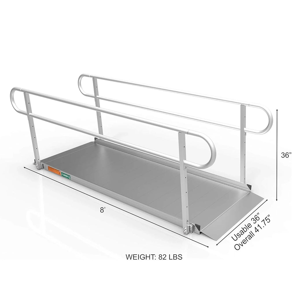 Line Wheelchair Handrails Portable Ramp EZ-ACCESS 8 w/2 3G GATEWAY Foot