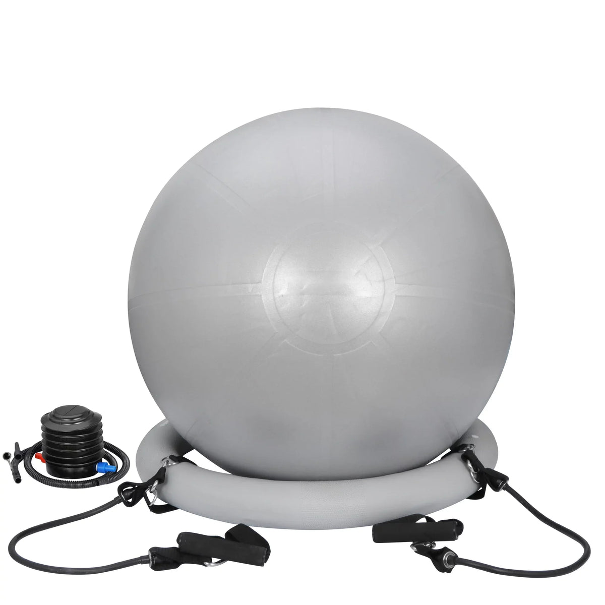 with Balls Stability & Fitness Quick for Birthing, Exercise Guide Burst Balance Anti- Ball Yoga,Pilates, & Fitness ZENSTYLE Pump Ball Workout