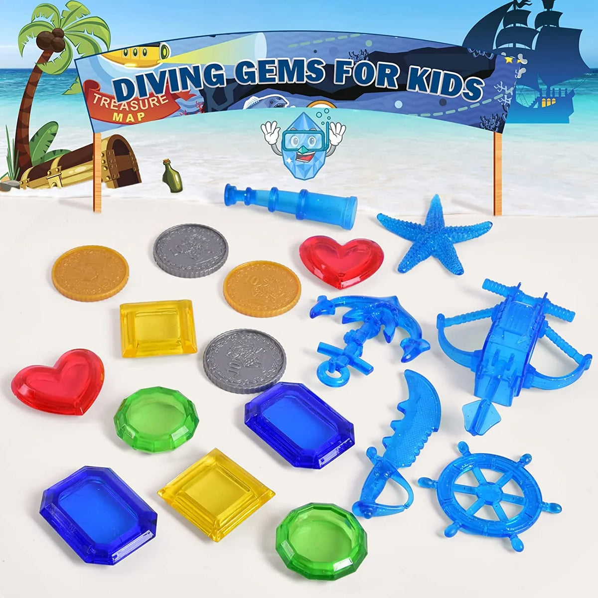 Kids Toys Kids Pool for Little Fun liquid Swimming Toys Toys Backyard, Pool 34PCS for for Toys Diving