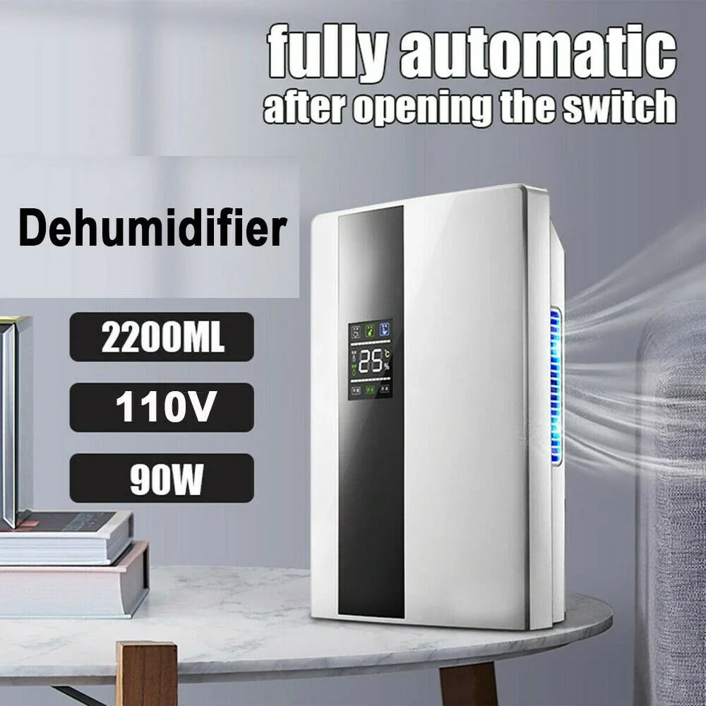 Dehumidifier and 2200ml LCD Quiet Ultra Portable Tank Remote with Dehumidifier liquid TOOL1SHOoo