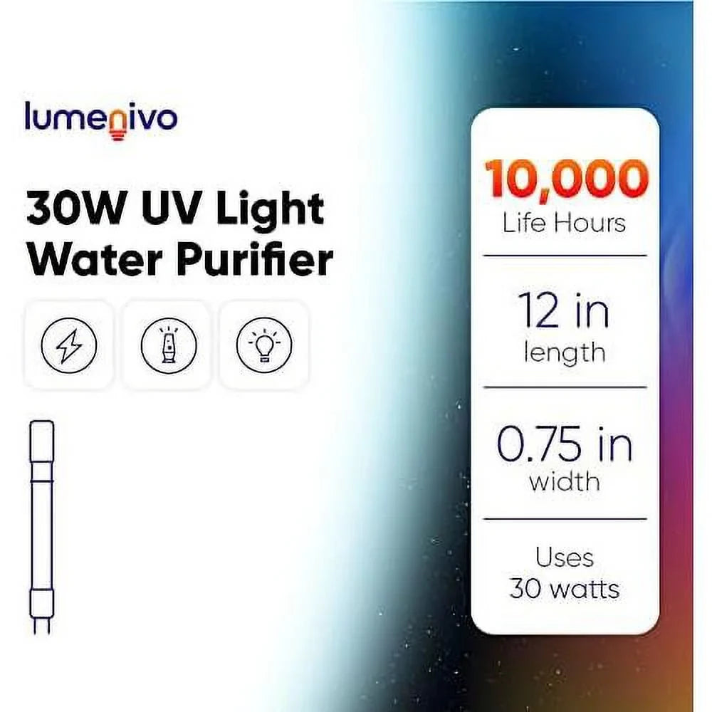 lamp filter aquasana 30w for lamp replacement filter sterilight pack whole purifier - uv system, 1 house uv light water water