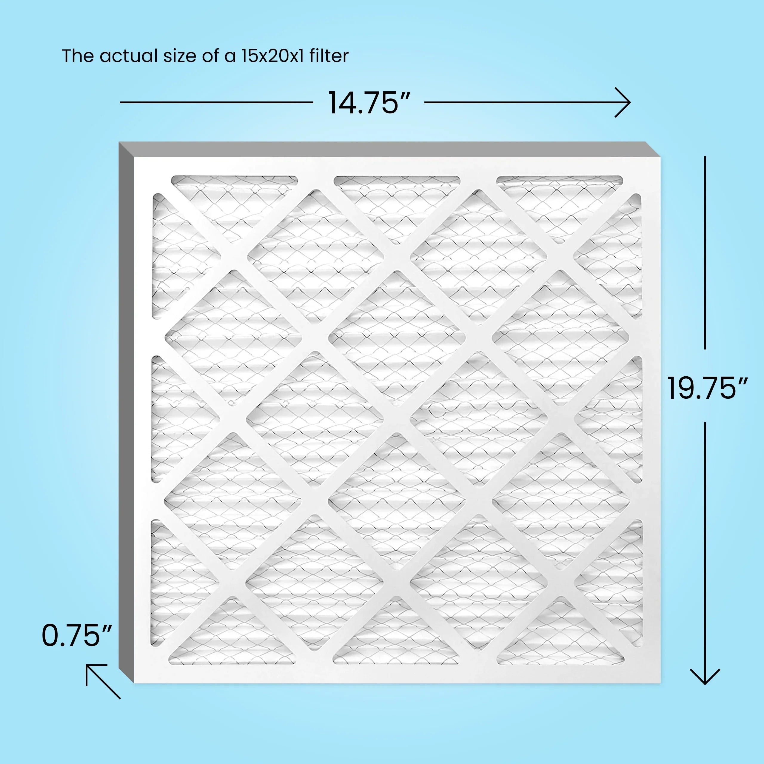 8, (6 Pack) Air, Pleated Filters 15x20x1 Air Filter Mint Furnace