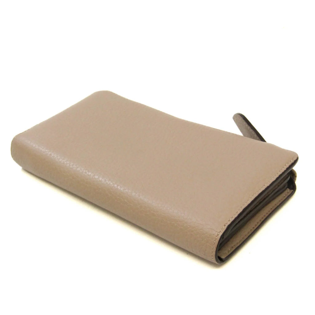 (Good) Louis (bi-fold) Wallet Leather Vuitton Comete Pre-Owned Galle Wallet Cachemire Women's Long Veau M63104
