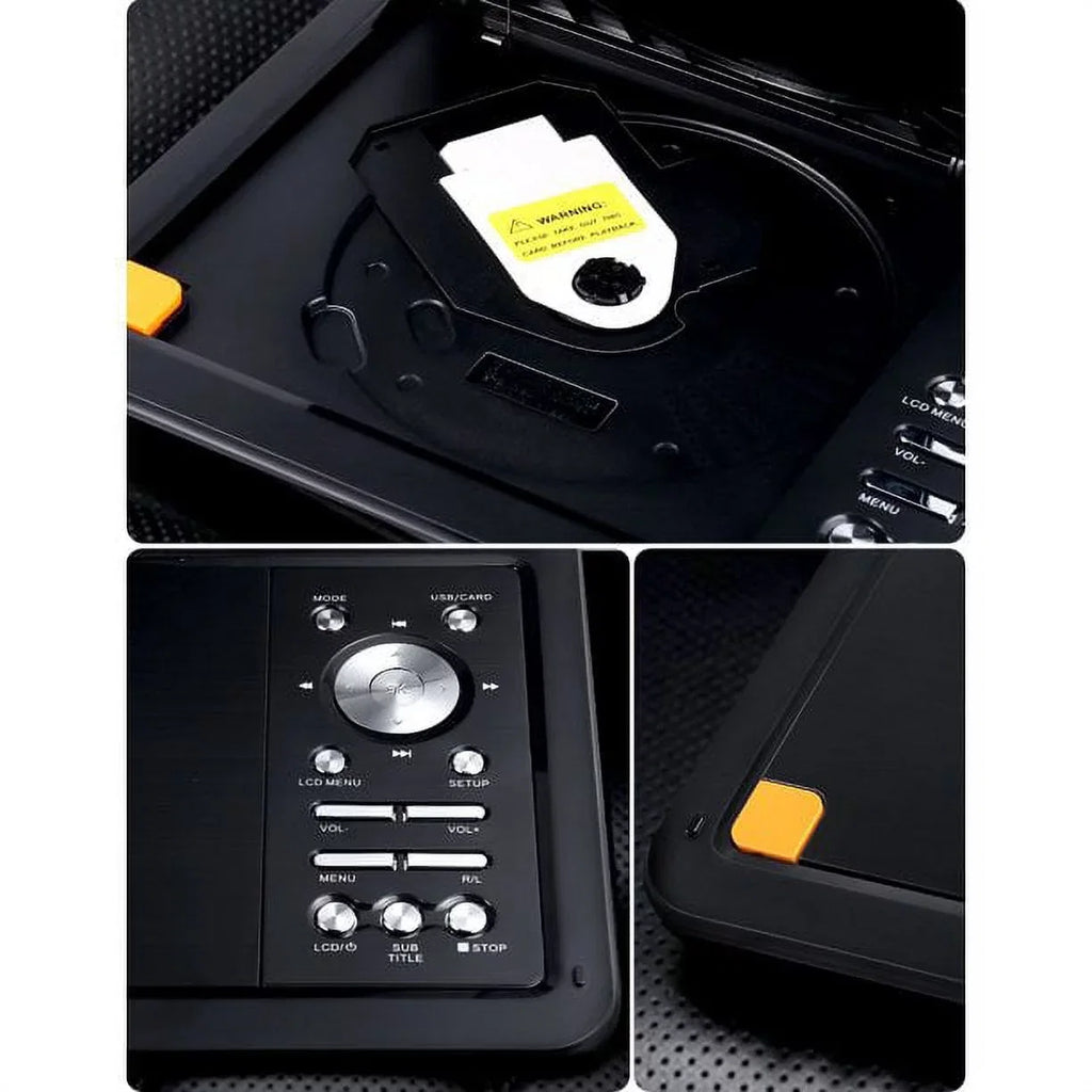 with Car, Portable 9.5" Yoton Hours Player and 4-6 Built-in Battery for Swivel Kids Screen, 7.5"