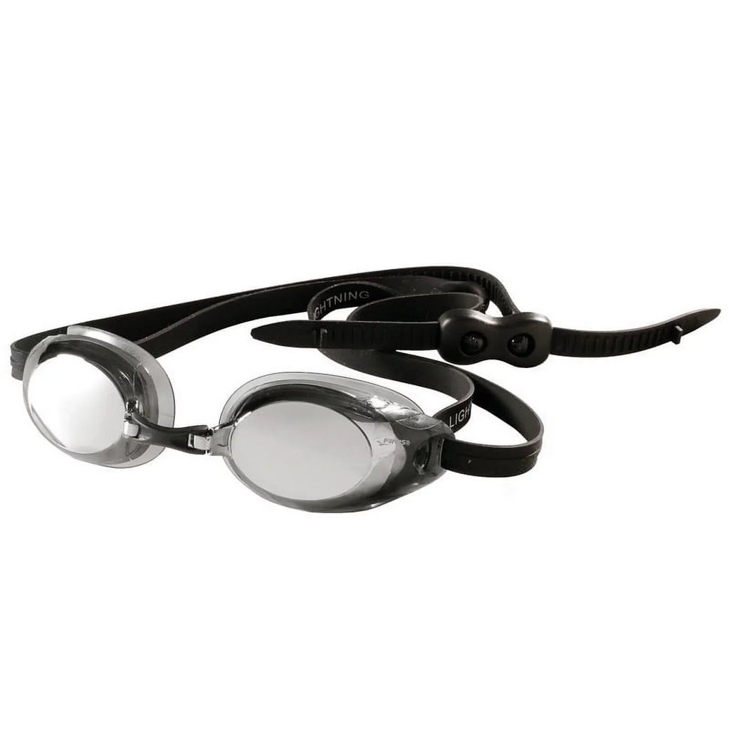 Straps Swimming Black/Smoke Goggles Pieces Lightning Goggles - Moisturetight Men Adjustable Nose Swim Silicone Women Swim Adult Competitive 4 with and Goggles - for Goggles with - - Interchangeable