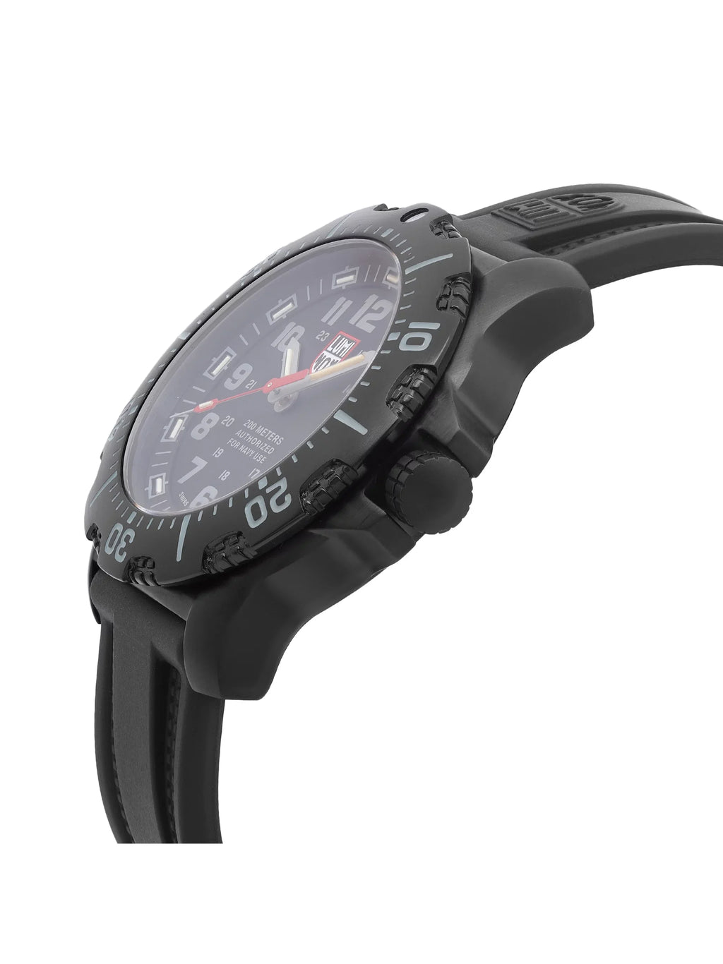 Navy Dial .4221..F Black 45mm Luminox Steel Seal Mens Quartz Watch