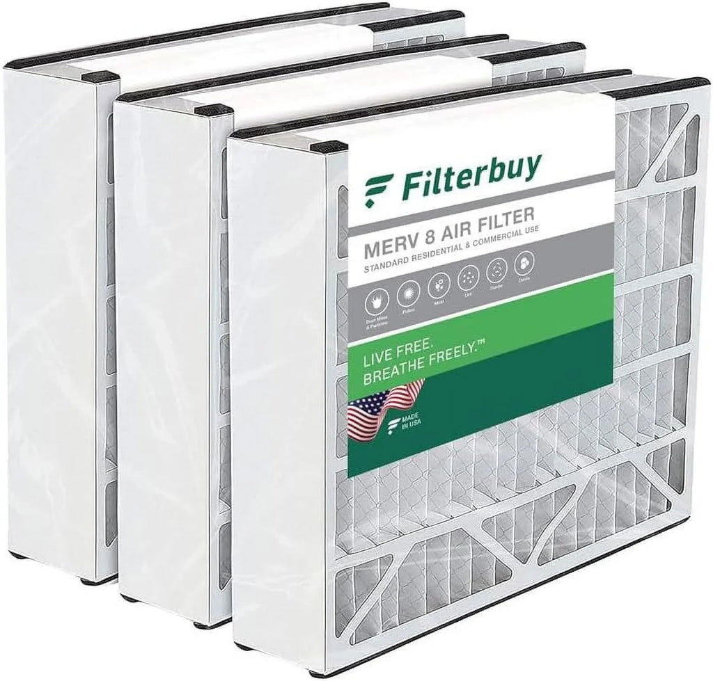 Bear 8 Air for Pleated Filters Furnace (3-Pack) Trion 16x25x5 Filterbuy 255649-105 Air
