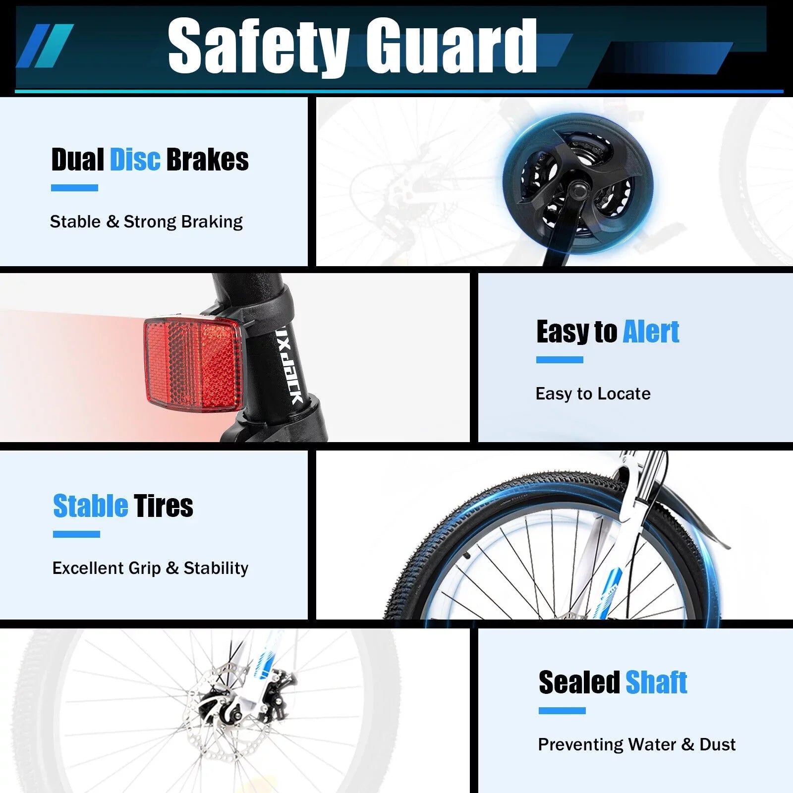 Disc Brake Mountain Speed Dual School 26" Bicycle Folding 21 Men Bikes Bike