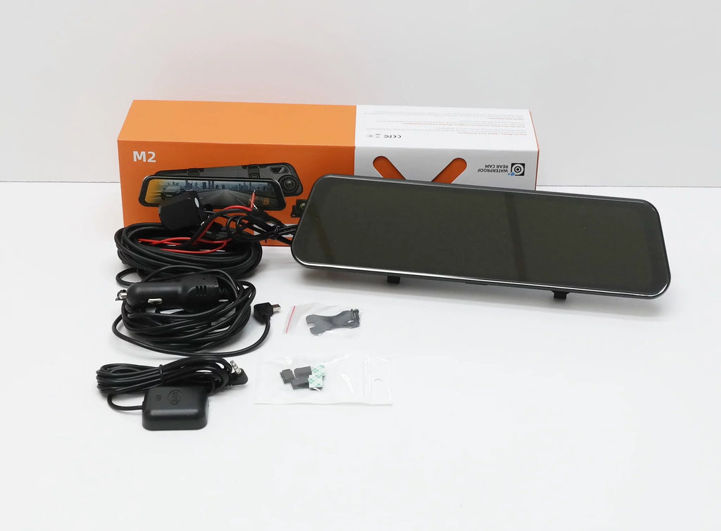 2K Dash M2 Rear GPS A Pre-Owned and Mirror M2-BBY Rexing Grade with Front Cam Smart