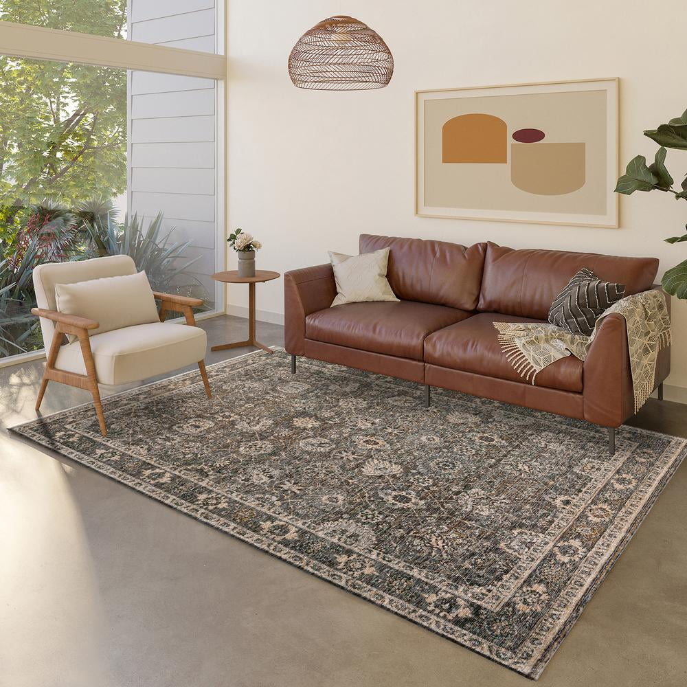 Yarra Rug x Dalyn 7'10" 5' Rugs YA5 Pewter