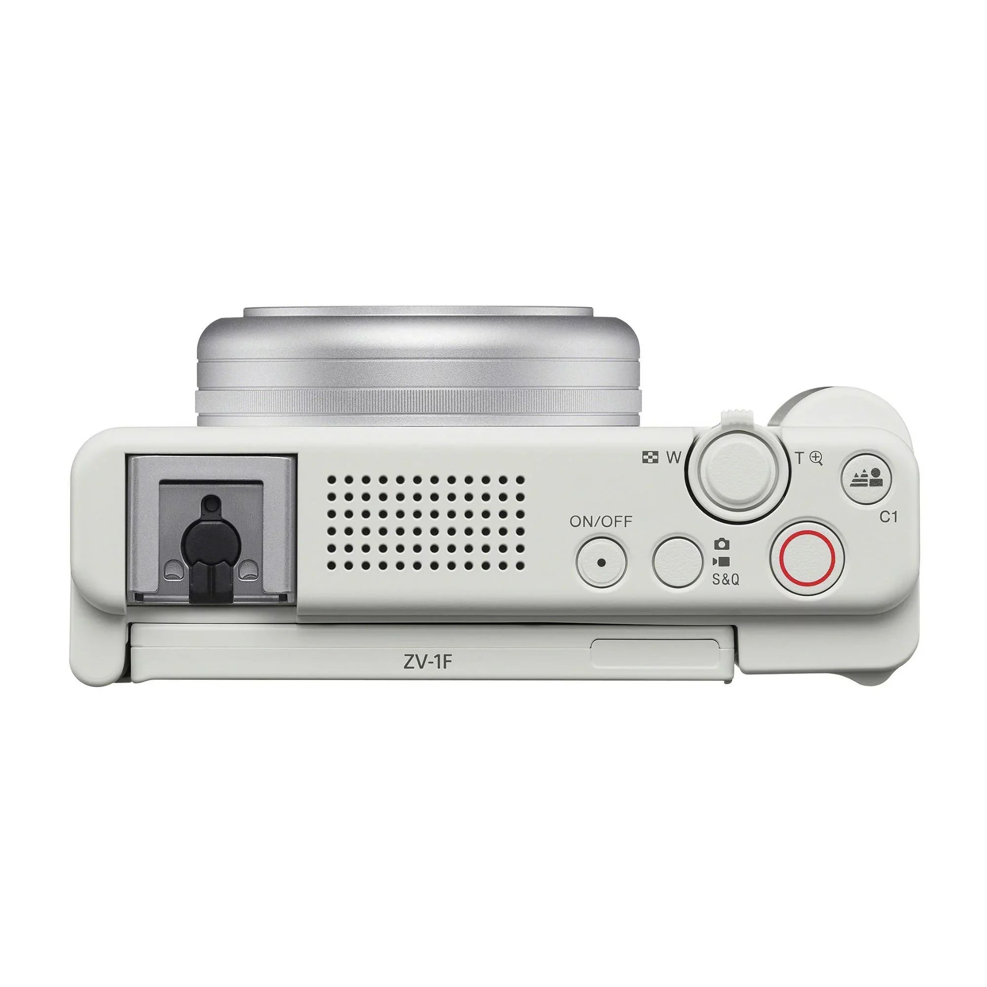 Shotgun (White) Zv-1F Vlogger Vlog Accessories and With Microphone Sony Camera