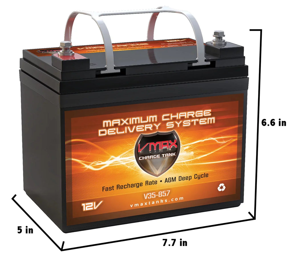 35AH Motorguide Vmaxtanks Bulldog U1 Trolling 12V for V35-857 Motor 40 Battery