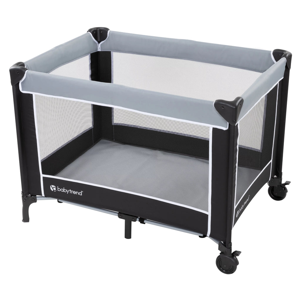 with Twinkle Flat Trend Unisex Bassinet Portable Grey, Playard – Baby