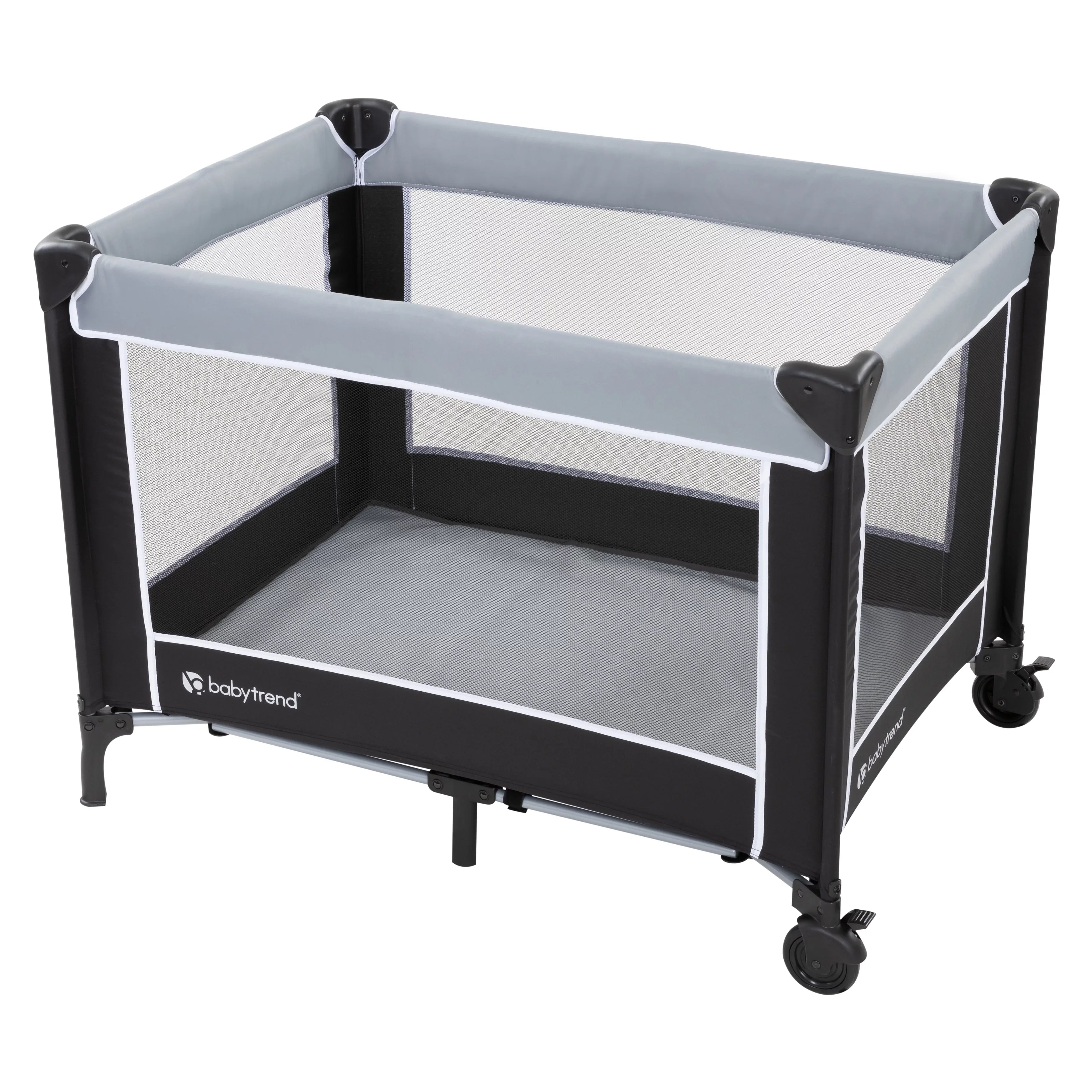 with Twinkle Flat Trend Unisex Bassinet Portable Grey, Playard – Baby