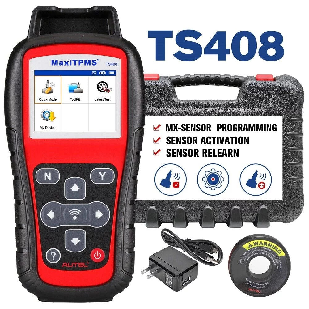 Sensor TS408, Key Autel Program, Testing Relearn Reset, Activation, Tool Fob