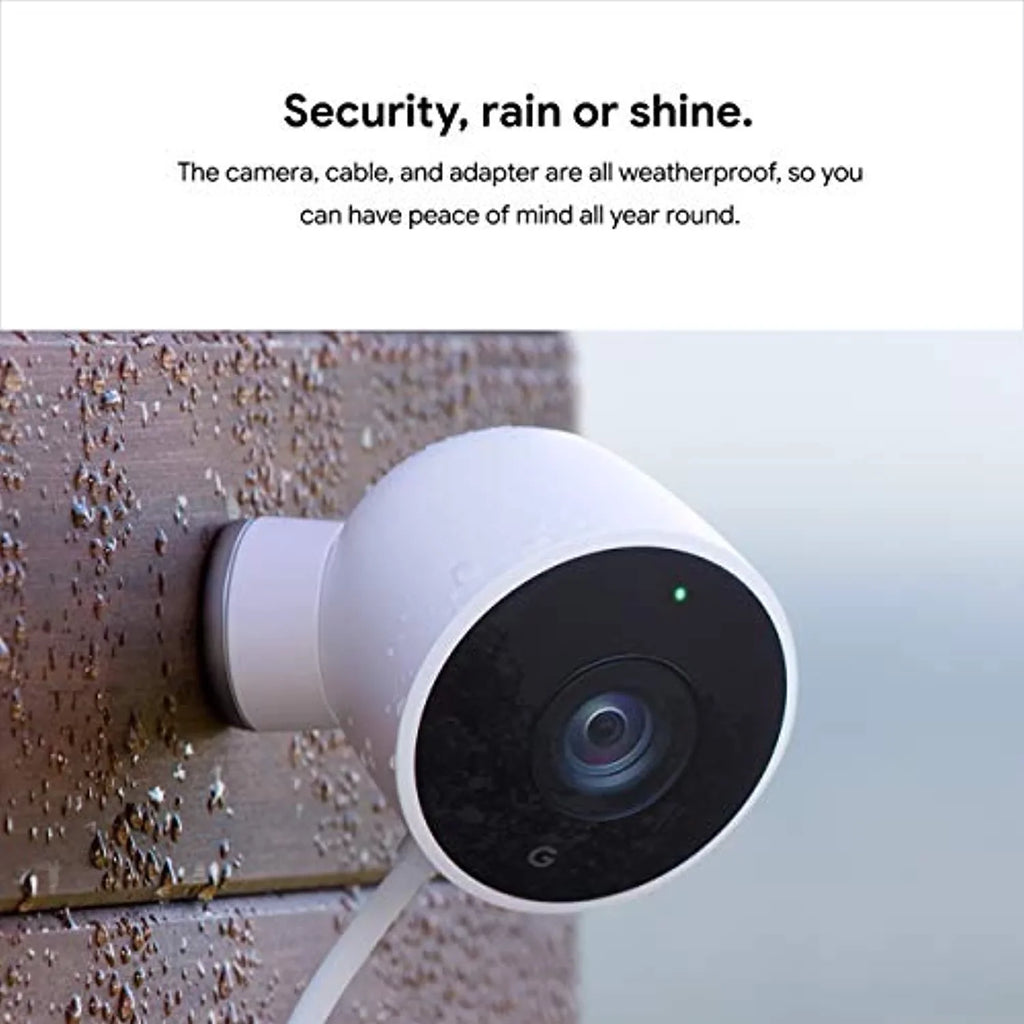 Your - exterior Cam Camera Control exterior with 1st Nest - Phone Night Google Vision - - 2-Pack with Camera Generation Weatherproof Surveillance
